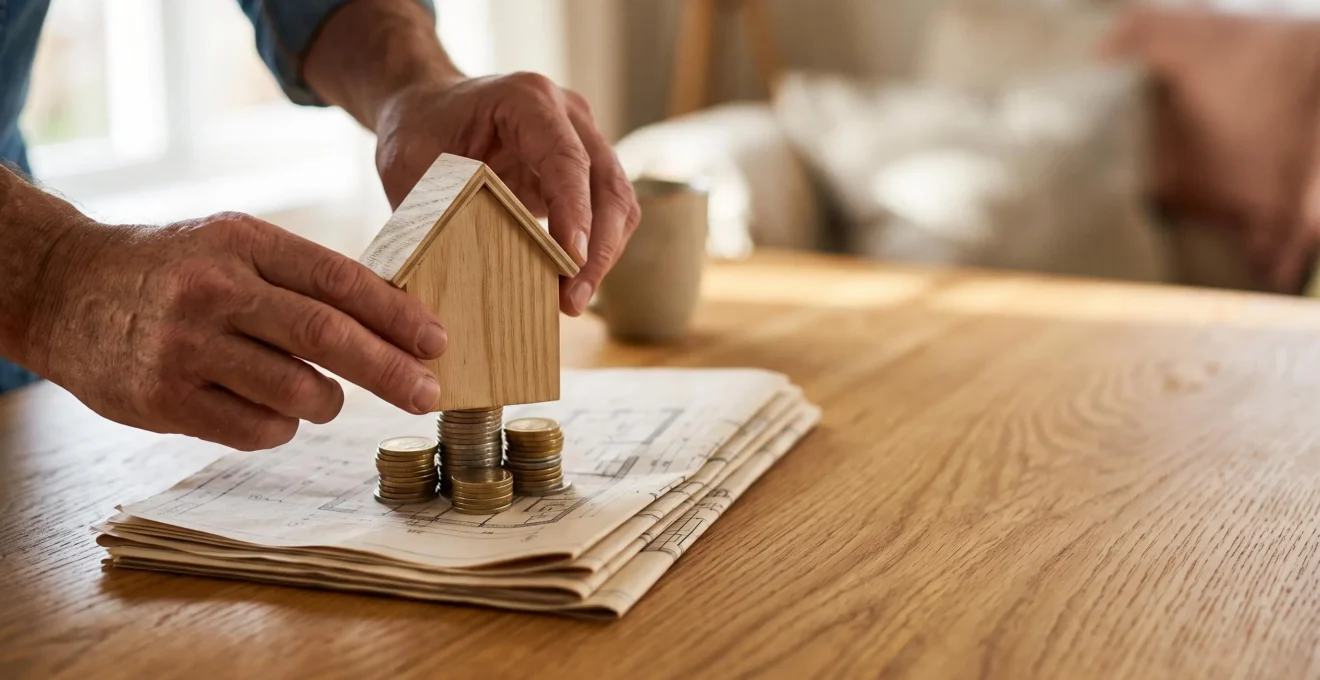 Photographie éditoriale illustrant la construction d'un plan de financement solide pour un projet immobilier