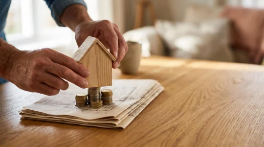 Photographie éditoriale illustrant la construction d'un plan de financement solide pour un projet immobilier