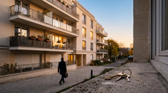 Immeuble résidentiel neuf baigné de lumière dorée, symbole d'un investissement locatif Pinel générateur d'avantage fiscal