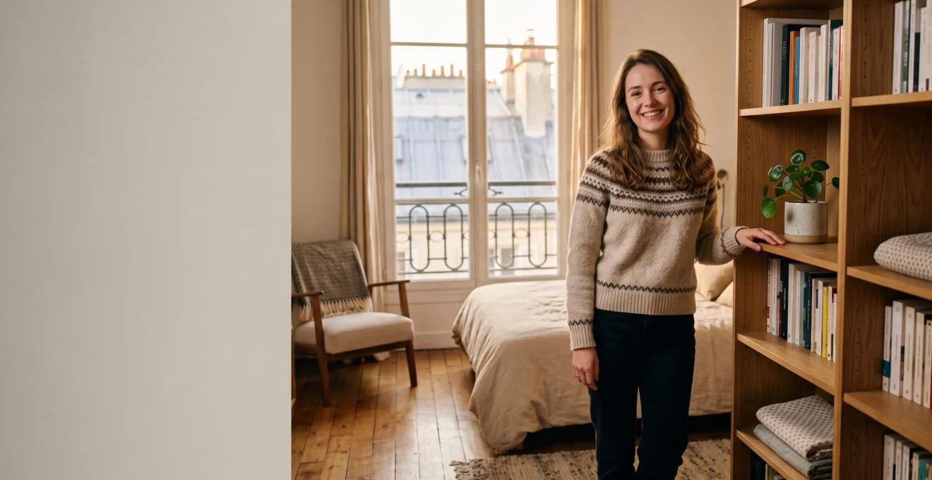 Studio meublé lumineux et bien agencé symbolisant un investissement locatif rentable en France