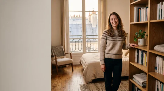Studio meublé lumineux et bien agencé symbolisant un investissement locatif rentable en France